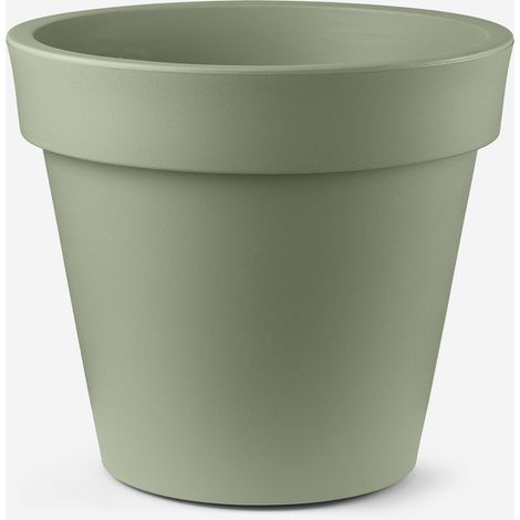 Vaso da giardino in polietilene resistente Aria 80cm - Verde