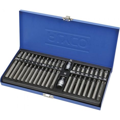 Set embouts 42 pcs de 3/8 c/métallique ALYCO 186100 (1/2)
