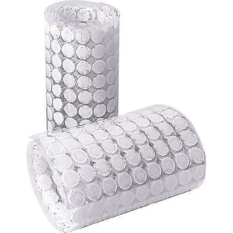 1000 pastilles Velcro autocollantes de 10 mm, 500 paires de pastilles Velcro autocollantes (meilleure qualité) (1/3)