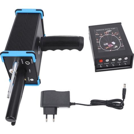 Underground metal detector with compass, 1000m range, 15m detection depth, portable scanner for copper, gold and silver, 100-240V EU plug (1/5)