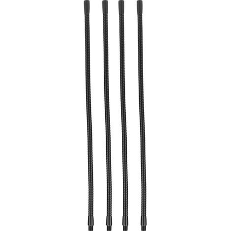 Tuyau de Lampe à Col de Cygne Tuyau de Lampe Flexible Universel Réglable 4 Pièces pour Luminaire 40cm 10 mm (1/4)