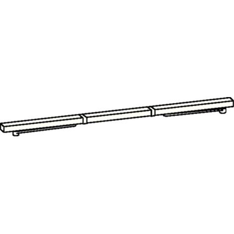 Kit bandeau GSR VK argent en applique mini 37cm DORMAKABA 64101001 (1/4)