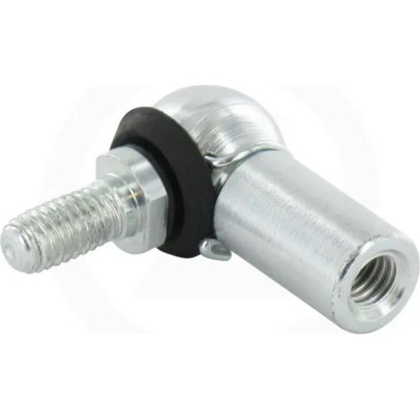 Rotule de direction M6 droite 25mm – Acier zingué DIN 71802 – Joint étanche – Fixation universelle pour vérin gaz (1/3)