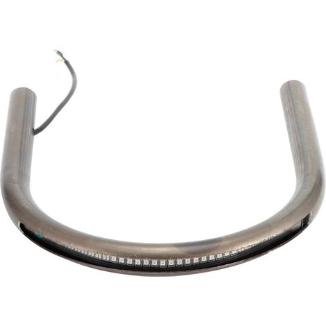 Cadre de cerceau de queue de boucle de siège arrière pour Tube de tuyau plat de Style café Racer adapté pour Honda avec clignotant de frein Light175mm (1/5)