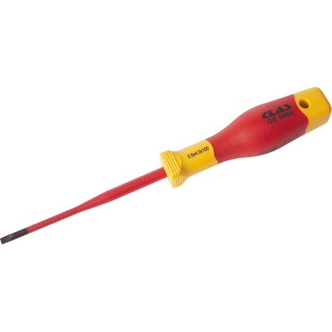 Tournevis fente isolé 4.0x100 - OE 0886 - CLAS Equipements
