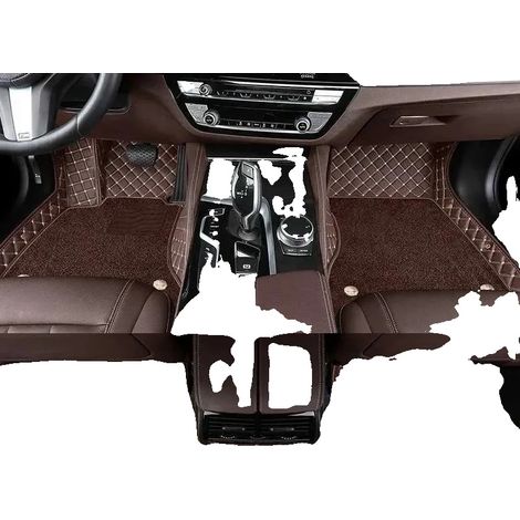 Tapis de sol de voiture, Luxe-Entourage, Ajustement sur mesure pour Nissan Qashqai, Double couche (1/2)