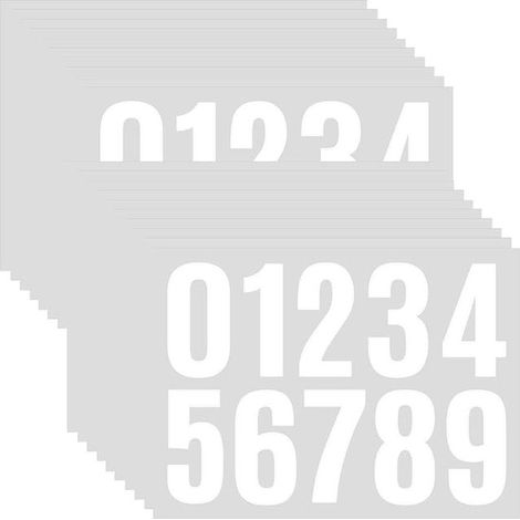 Adhesive Numbers, Home and Car Labels (1/5)