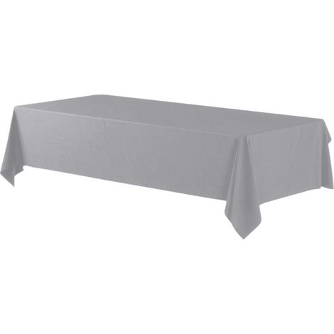 Nappe jetable en plastique de 137 × 274 cm, rectangulaire, colorée, idéale pour les fêtes, les pique-niques et comme cadeau (1/5)