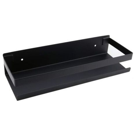 ALLIANDISÉtagère murale de salle de bain accessoires de salle de bain 20-40cm étagère de salle de bain moderne noire pour cuisine douche shampooing 30cm (1/5)