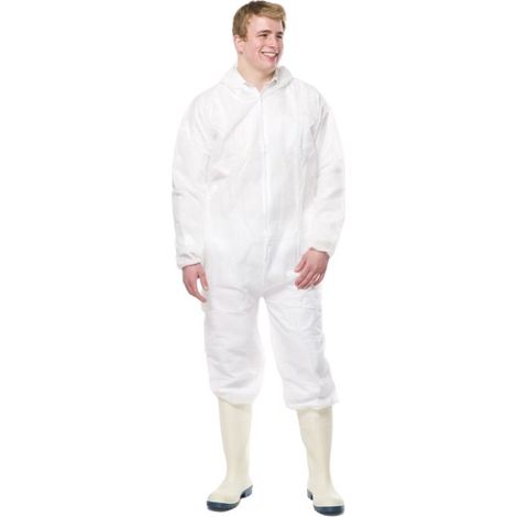 Combinaison de protection RS PRO, XL Homme en Polypropylène Naturel ( Prix pour Boîte de 50 )