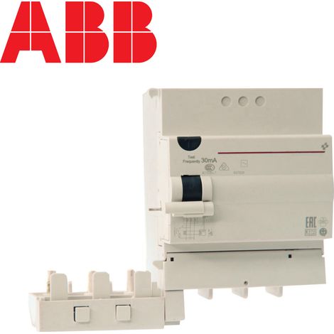 Bloc différentiel triphasé - 30mA - Type AC - 4 modules - 63A (1/2)