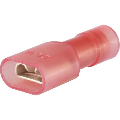 Cosse faston RS PRO, 22 16 AWG, Isolé, Rose ( Prix pour Sachet de 50 )