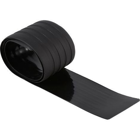 Protecteur de coffre en caoutchouc noir, bande de protection pare-chocs arrière, garniture de seuil de malle, kit universel (1/4)