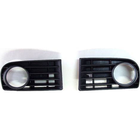 Set links + rechts Nebelscheinwerfergitter für Stoßfänger, passend für Volkswagen VW Golf 5 (MK5) 2004–2009.