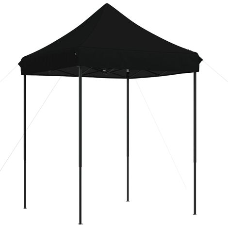 Tonnelle de jardin,Tente de réception pliable escamotable noir 200x200x306 cm CFW63959 (1/5)