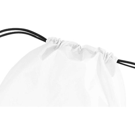 Sac de sport étanche Bagbase Premium Gymsac (11 litres) (lot de 2) Blanc (1/2)