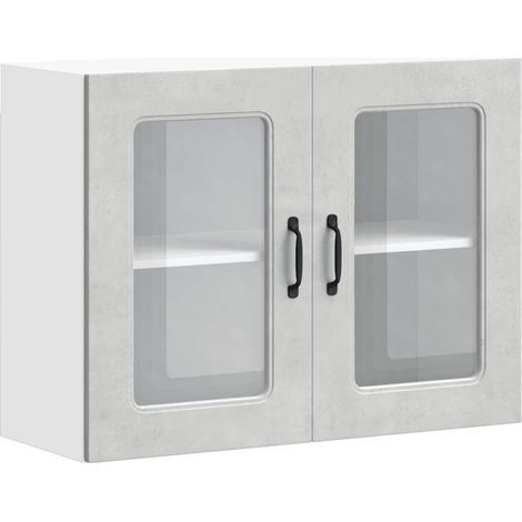 Maison Exclusive - Armario pared cocina puerta de cristal Kalmar (1/5)
