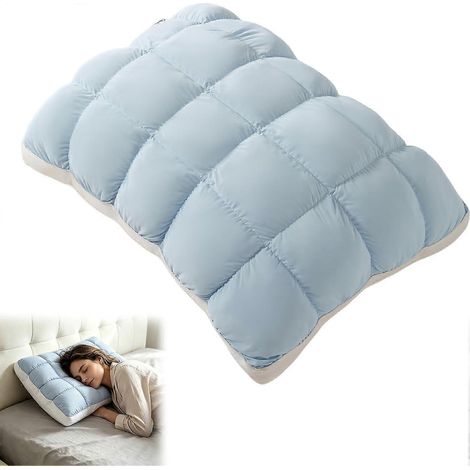 Oreillers de sommeil doux et rafraîchissants pour adultes adaptés aux dormeurs sur le dos et sur le côté (1/5)