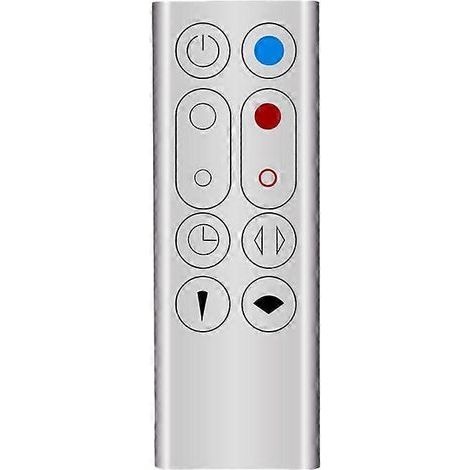 Télécommande de remplacement argentée compatible avec les purificateurs d'air et ventilateurs sans pales AM09, HP00 et HP01 (1/5)