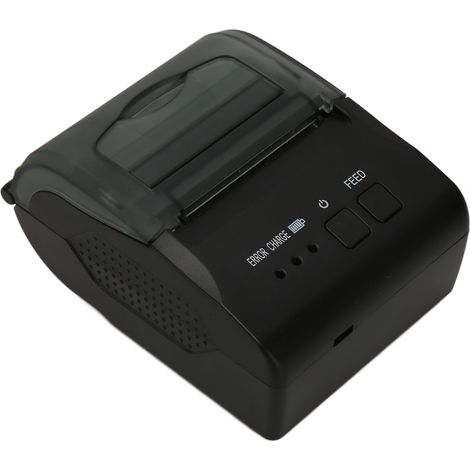 Imprimante thermique 58 mm BT4.0 90 mm/s 100 km TPH 203 DPI Interface USB Imprimante d'étiquettes d'expédition pour bureaux, restaurants et logistique
