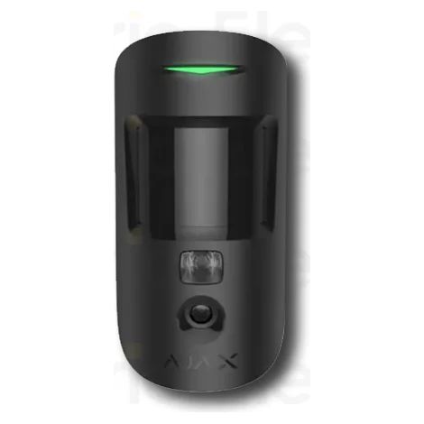 ajax détecteur de mouvement sans fil noir motioncam (phod) 39289