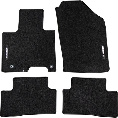 Tapis de Sol de Voiture pour Hyundai Tucson IV 2020-2025 Velours Noir 4Pcs