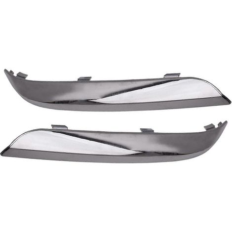 1 par de molduras cromadas para parachoques delantero izquierdo y derecho, números de pieza 68127941AB y 68127940AB, para Chrysler 300 Accent 2011, 2012, 2013 y 2014. (1/5)