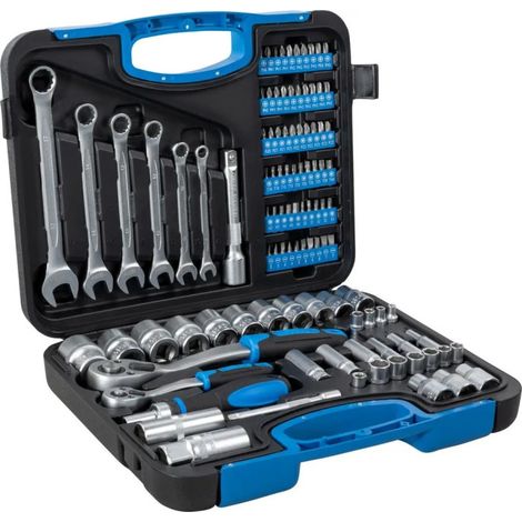 Güde - Coffret de 104 pièces comprenant douilles, embouts et clés GWZK 104 39002
