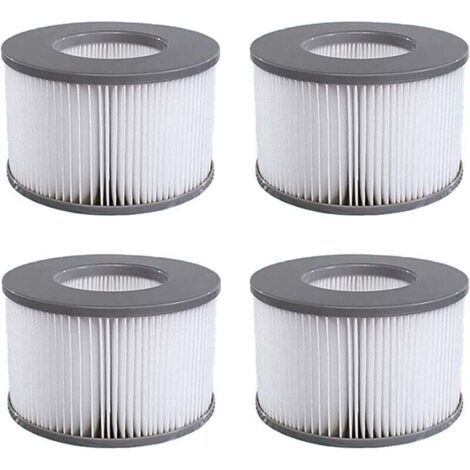 Filtre Spa Lite pour mspa,Filtre pour mspa Lite, pour MSPA Whirlpoal Filter - Cartouches filtrantes pour sous - Bateaux et Spa Chauds - Modèle à partir de 2020 (4 pièces.) (1/4)