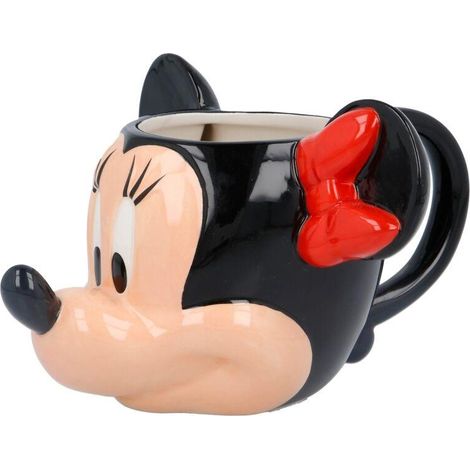 Minnie Mouse Tasse Keramik Form 3D 360ml Hellbraun