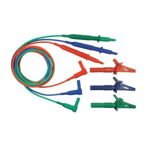 Cliff Set de Cables de Medición de Seguridad de Silicona Azul