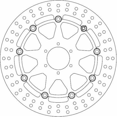Disque de Frein Flottant Honda Hornet - Homologué TÜV