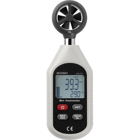 [GEBRAUCHT] B-Ware Voltcraft AN-10 Anemometer 0.3 - 30 m/s Magnet-Flügelrad inkl. Temperaturmessung (1/2)