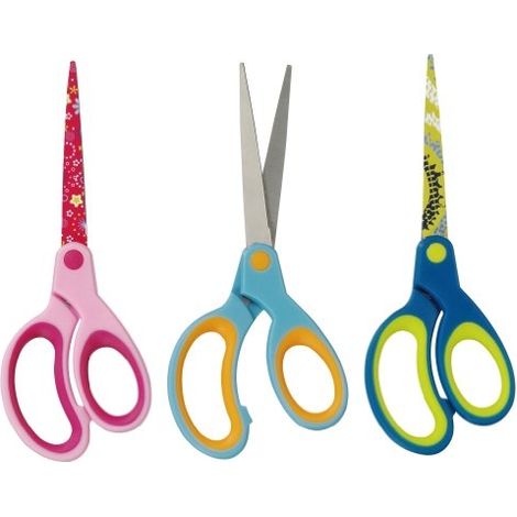Tijeras Herlitz para zurdos de 17 cm: corte preciso, mango ergonómico