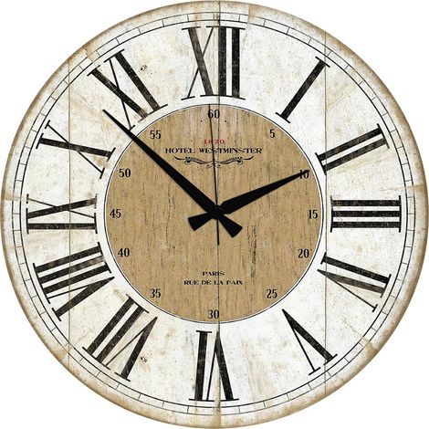 Reloj de pared de MDF, reloj decorativo. Clock Multicolor (1/2)