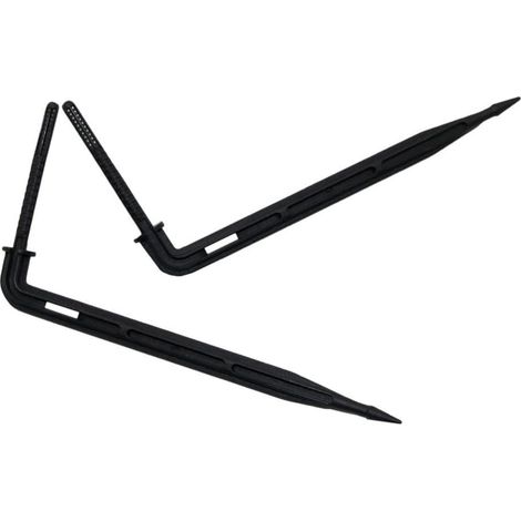 Bewässerungspfeile – 50 Stück – Schwarzer Kunststoff – Durchflussrate 2,8 l/h – Für 3–5 mm PVC-Rohre – Garten und Töpfe (1/5)