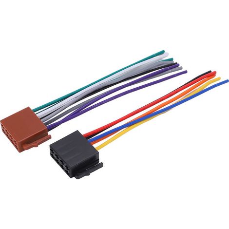 Adaptateur de harnais ISO 2 pièces/ensemble, connecteur stéréo de voiture en métal ABS de remplacement pour C230 2000 (1/5)