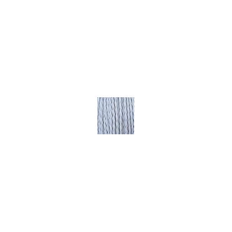 Creative-Cables - Cable Treccia flessibile tessile per l'illuminazione elettrica - -Bianco - - 50 Metri, 2 Cavi