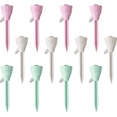 Arroseur Goutte à Goutte - Régulable 0-90 s/goutte - Pour Bouteille Plastique - Usage Intérieur Extérieur Jardin Maison - 12 Pièces (1/5)