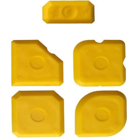 Joint Smoother - Silicone Joint Tool Set 5 Pieces - For Silicone Acrylic Sealant Joints - Corner Edge Finishing - 5 Units (1/5)