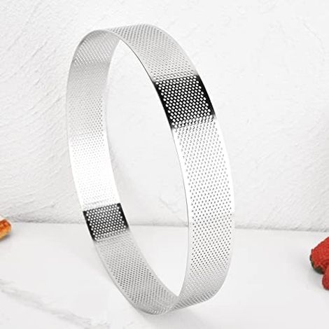Stainless Steel Pie Ring Pastry Ring (24 x 24 x 4 cm) (1/5)