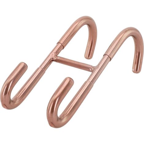 Crochet adhésif, inox/silicone, pour serviette/salle de bain (1/5)