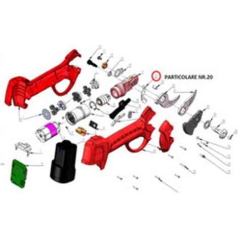 R PARTICOLARE NR.20 FORBICI POTA BATT DJ-025
