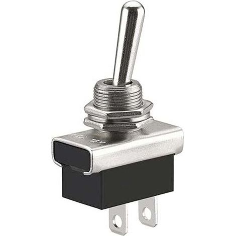 Metall-Kippschalter, KN3D-101, 12 V, 25 A, Ein/Aus, 2 Positionen, 2 Pins, für Kfz-Armaturenbrettbeleuchtung - Crezuo