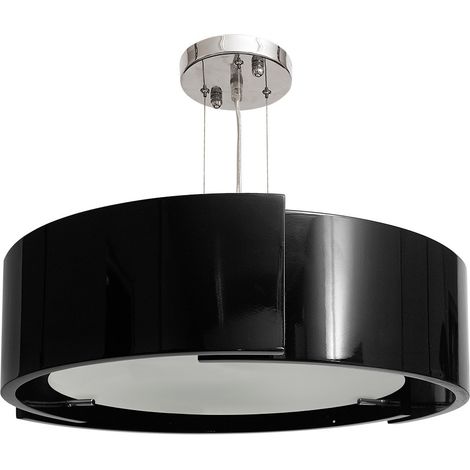 Lámpara de techo colgante OSLO 3xE27 37d Negro/Cromo (1/2)