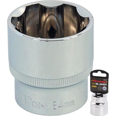 Neilsen 1/2" Drive Standard Shallow Square Metric Single Socket 34mm (1/2)