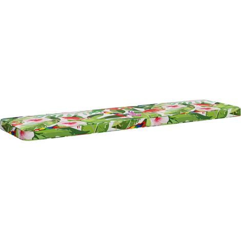 Coussin de banc 1 pièce VUGHT 100 % polyester Multicolore vidaXL