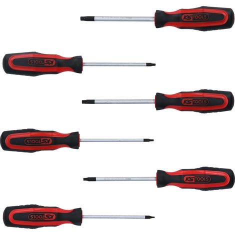 KS TOOLS  ERGOTORQUEplus Schraubendreher-Satz  6tlg. Torx  mit Bohrung  - 159.0040 (1/2)