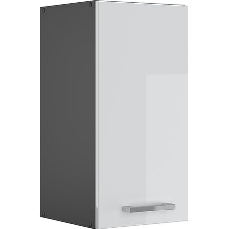 Elément haut de cuisine R-Line, Blanc Haute brillance, 30 cm, Vicco