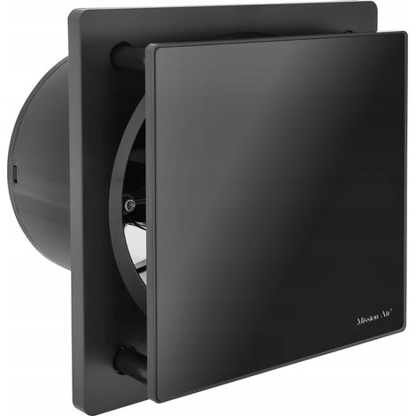Ventilador de baño VENTIS PURE 150 negro H+T (1/5)
